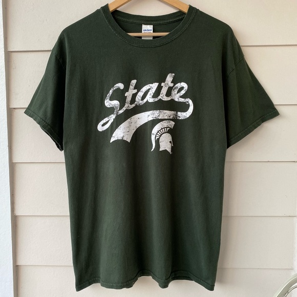 GILDAN • Michigan State Short Sleeve Tee Shirt size Large - Picture 15 of 15